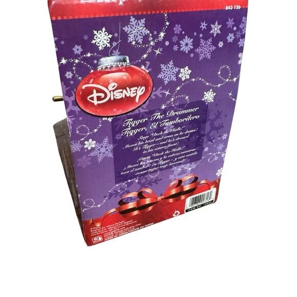 Tigger Drummer Gemmy Disney 7” Christmas Plush “Deck The Halls” NWT Xmas 2008 - Picture 4 of 10